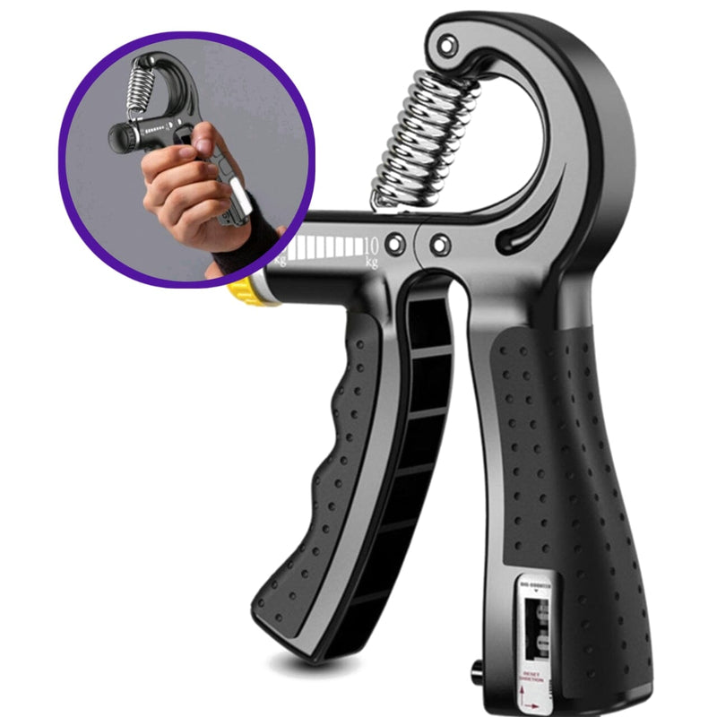 Hand Grip - Fortalecedor de Braços Resistente [Regulável 10 a 60kg]✅